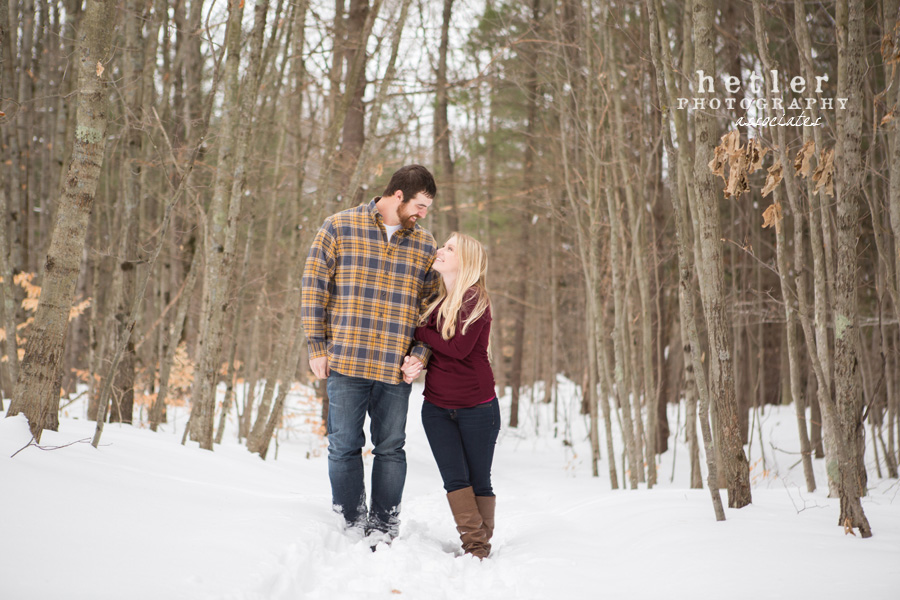 Michigan Winter Engagement Photography 0013