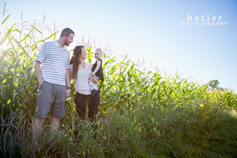 grand rapids family photography in cornfield 0002