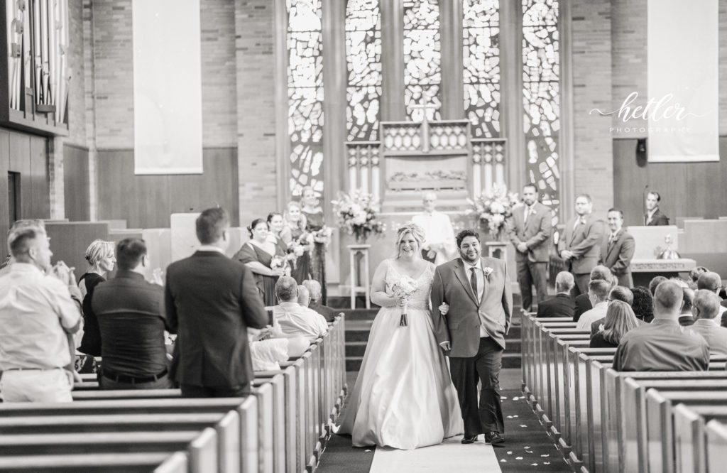 Wedding at LaGrave Avenue Christian Church in Grand Rapids