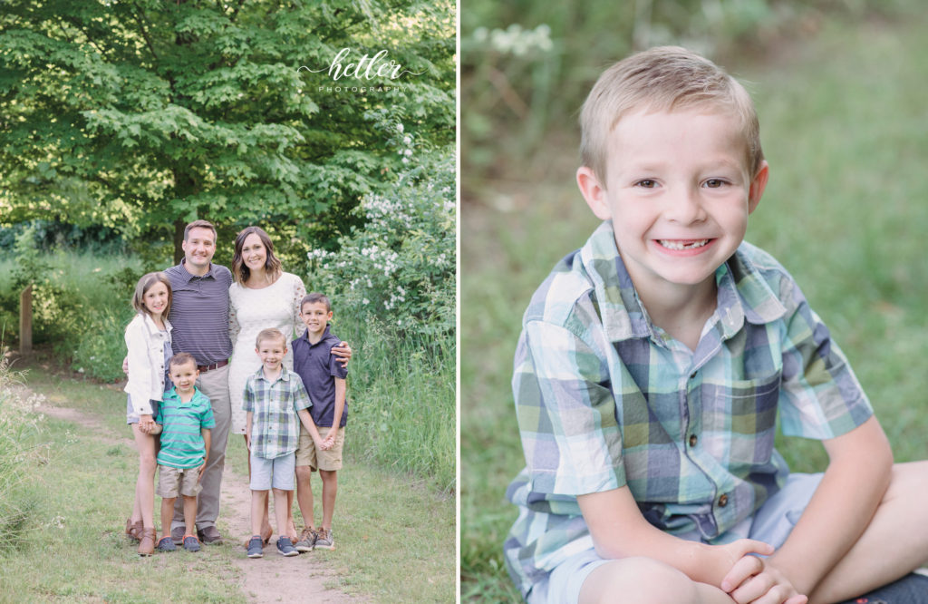 Hager Park family session in Jenison Michigan