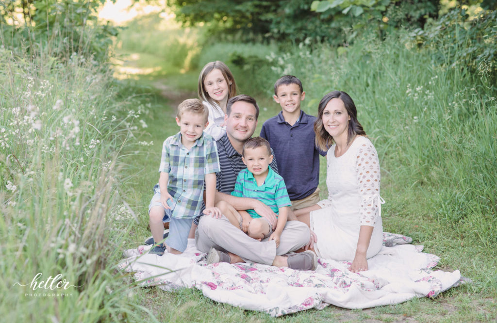 Hager Park family session in Jenison Michigan