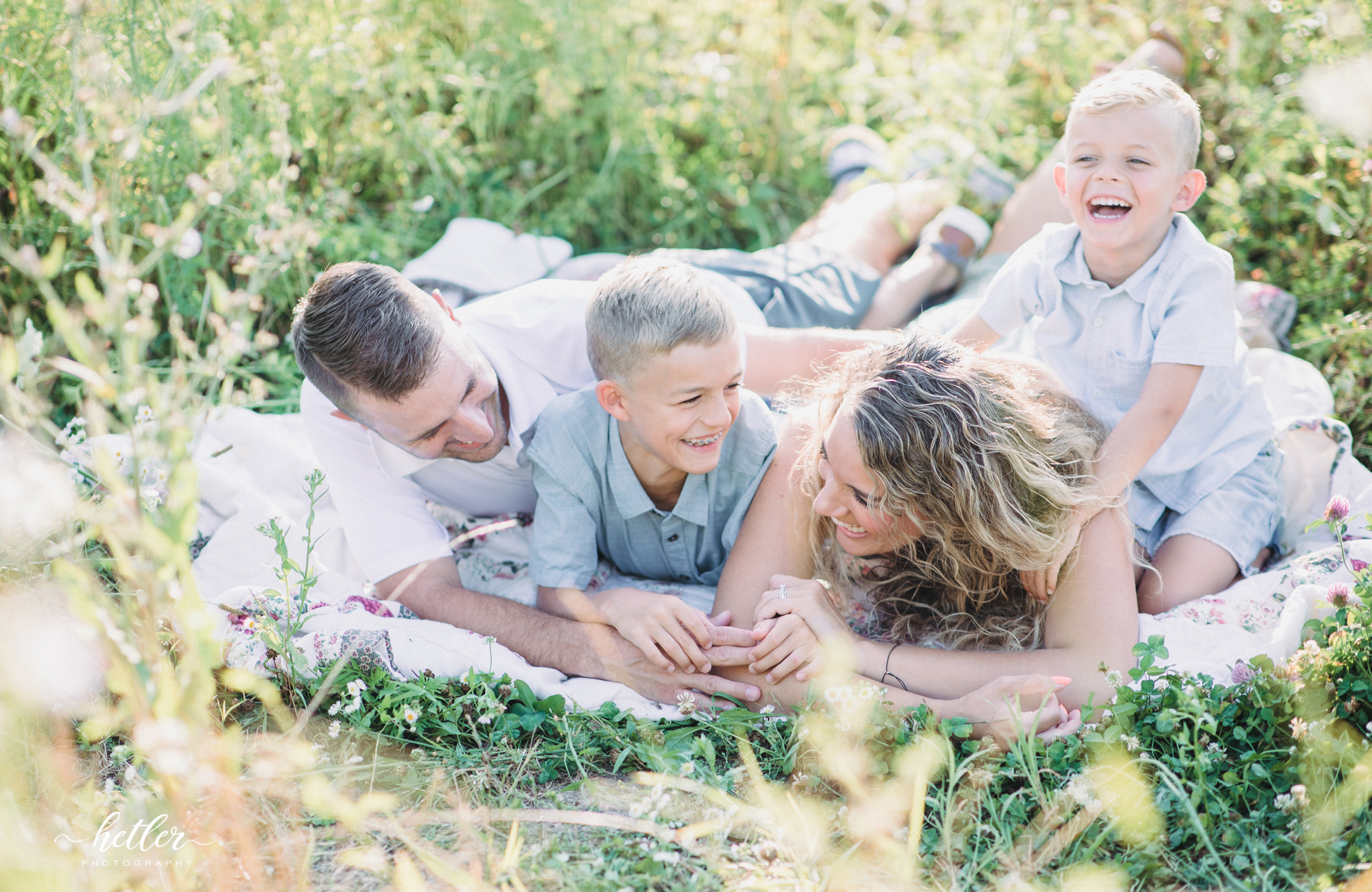 Grand Rapids summer light and airy family photography