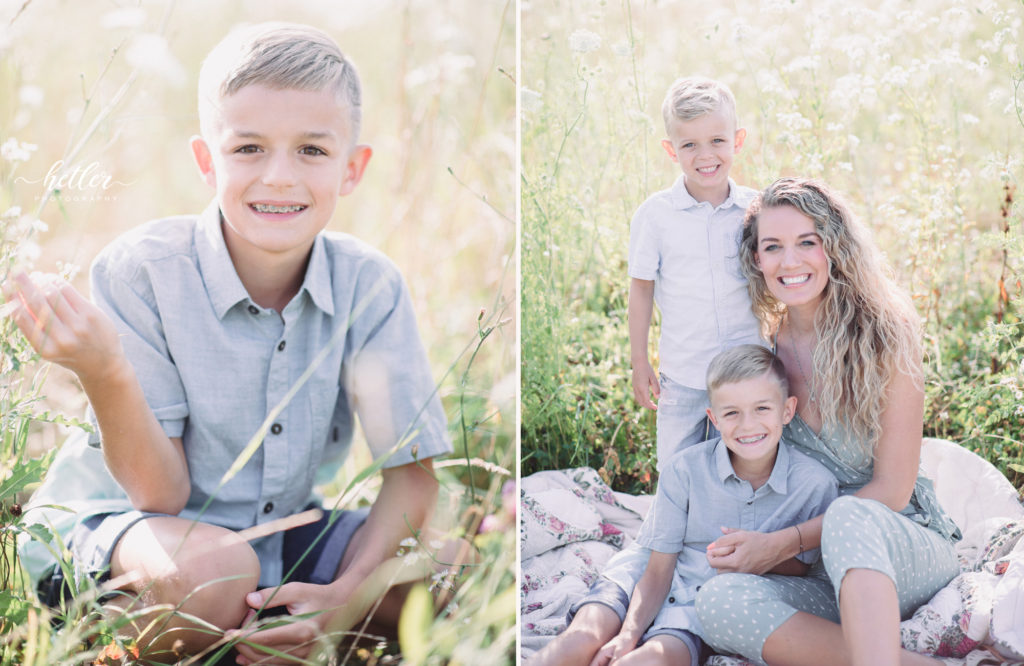 Grand Rapids summer light and airy family photography
