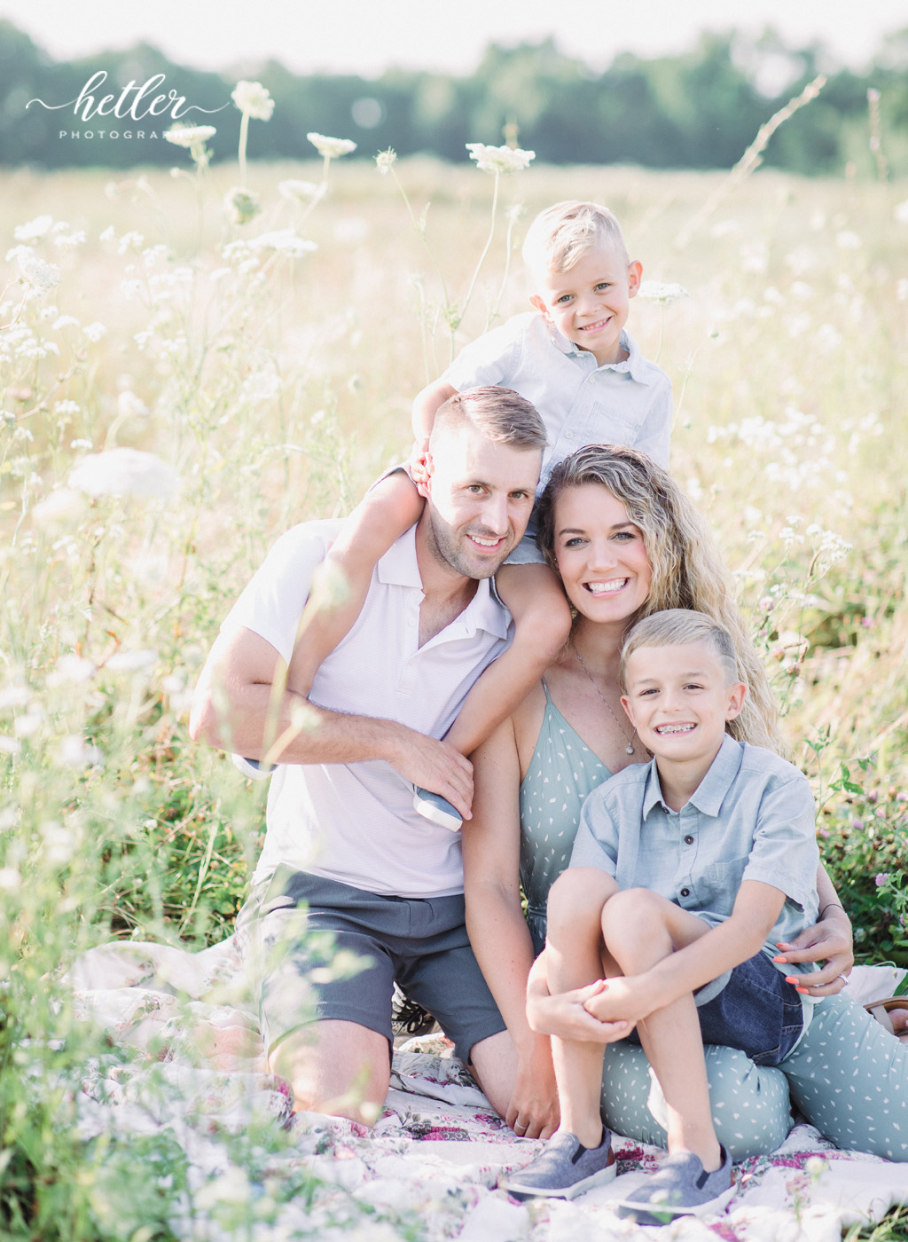 Grand Rapids summer light and airy family photography