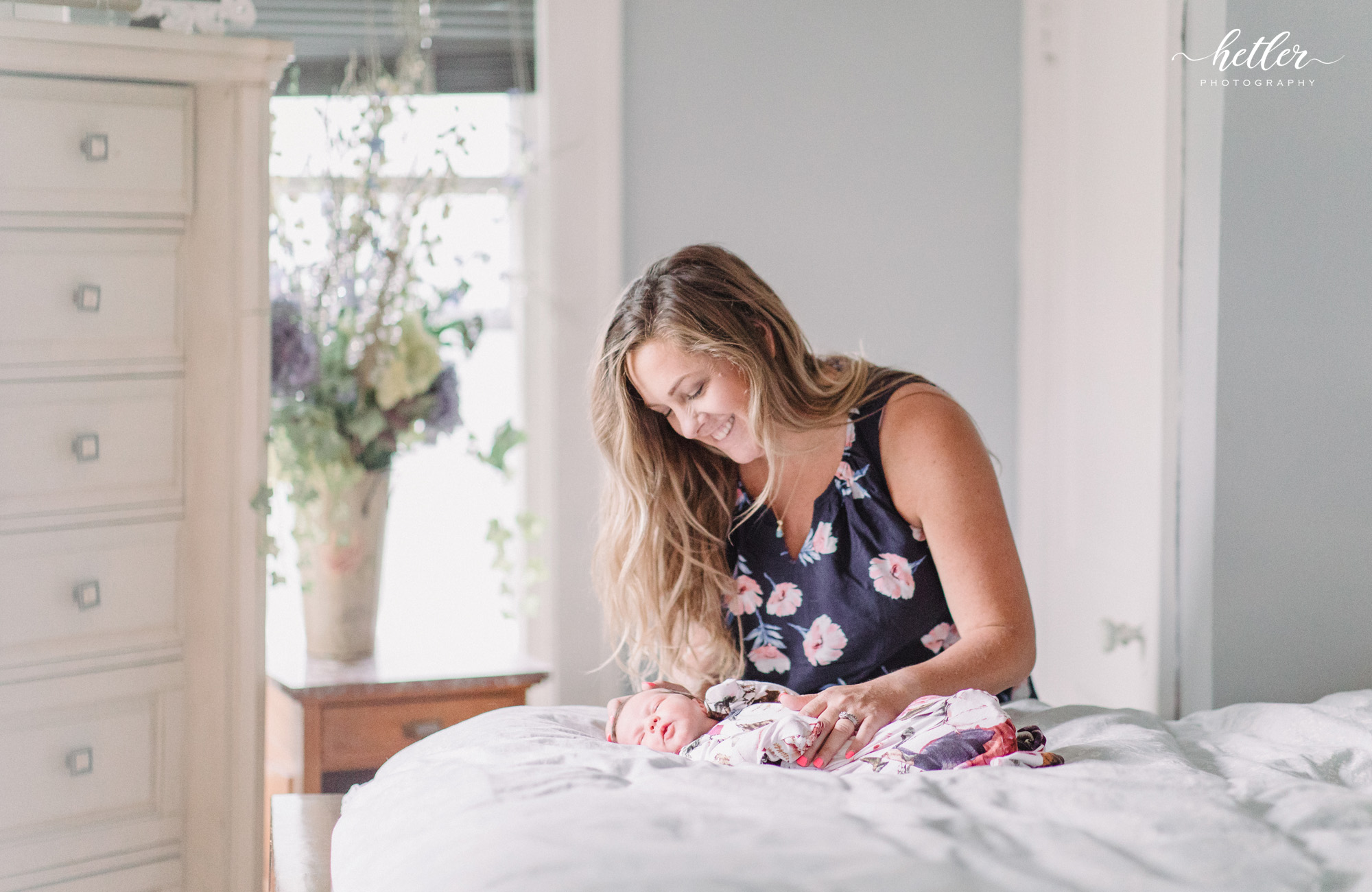 Grand Rapids in-home newborn photography session