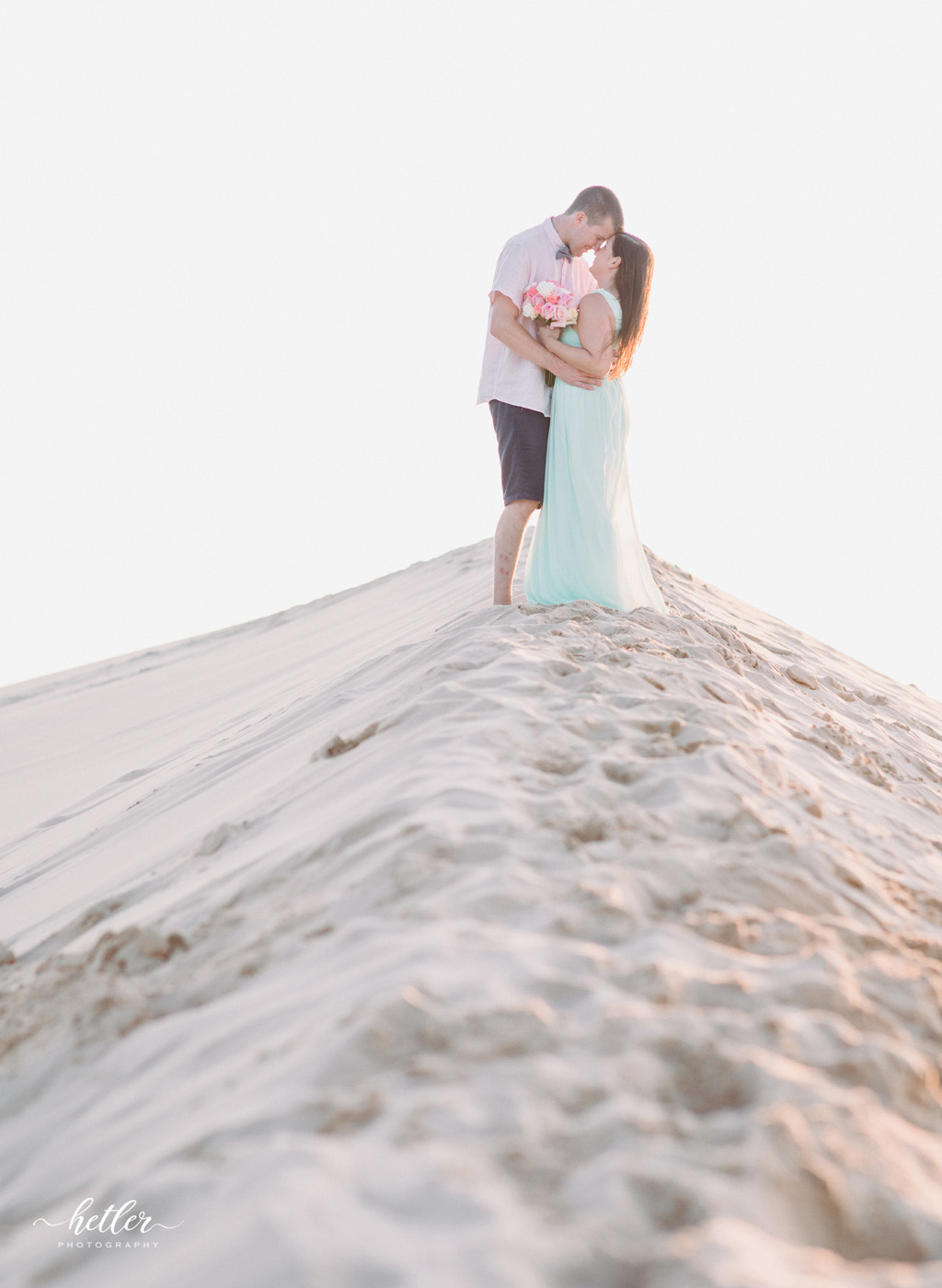 Northern Michigan Silver Lake wedding vow renewal photos