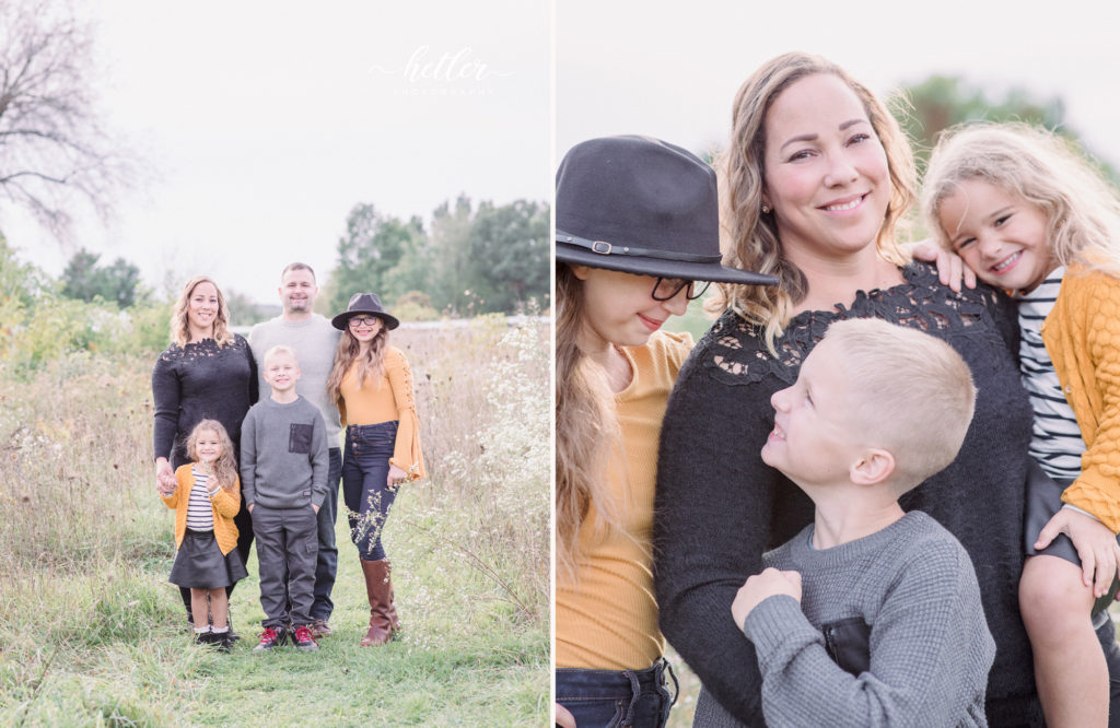 Hydrangea Blu fall family photo session with Val from Love Greyson Events