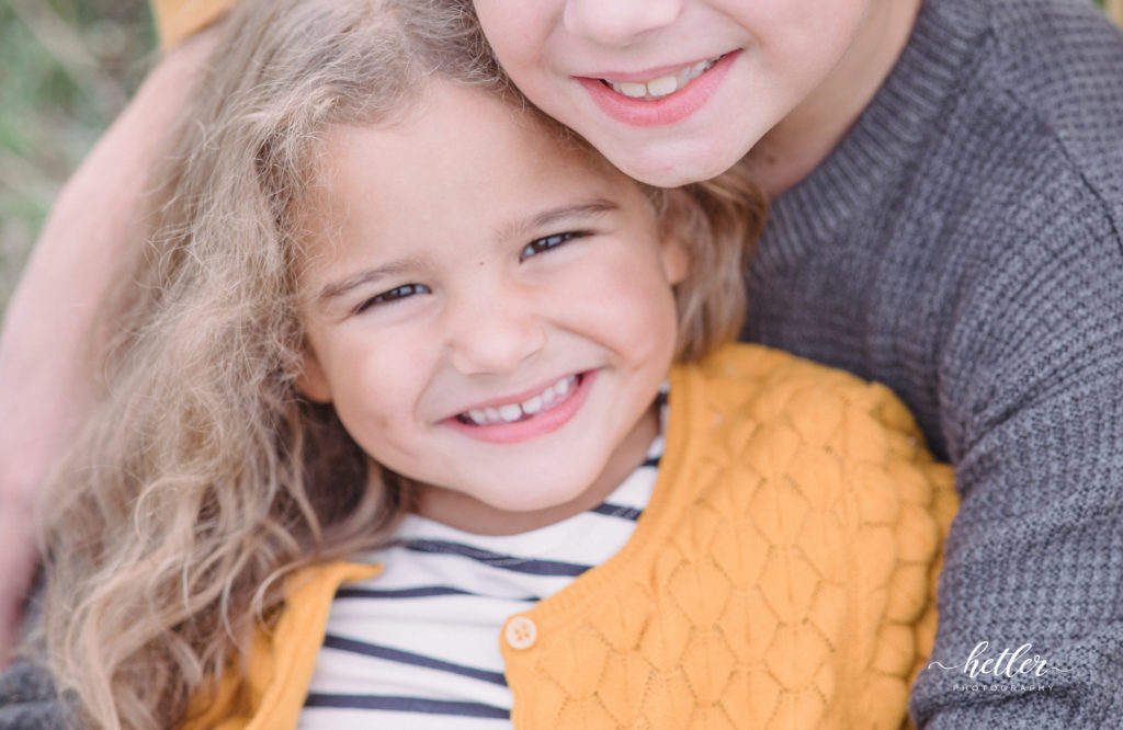 Hydrangea Blu fall family photo session with Val from Love Greyson Events