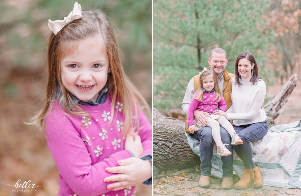 Provin Trails in Grand Rapids fall family photo session