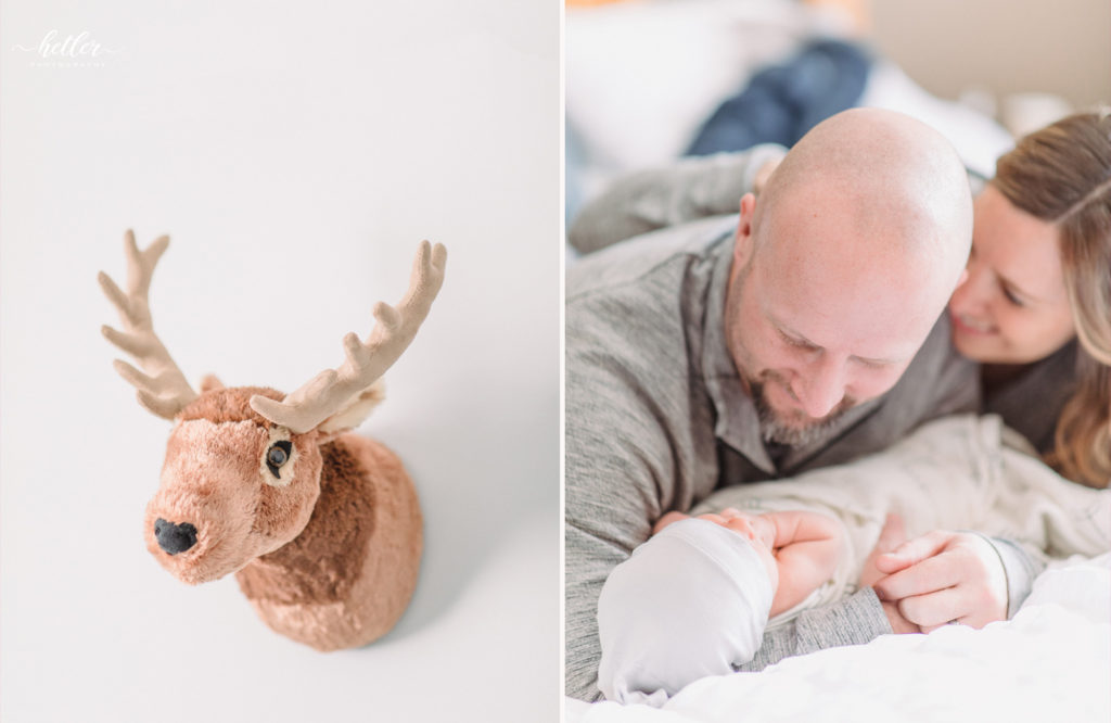 Newaygo in-home newborn photo session