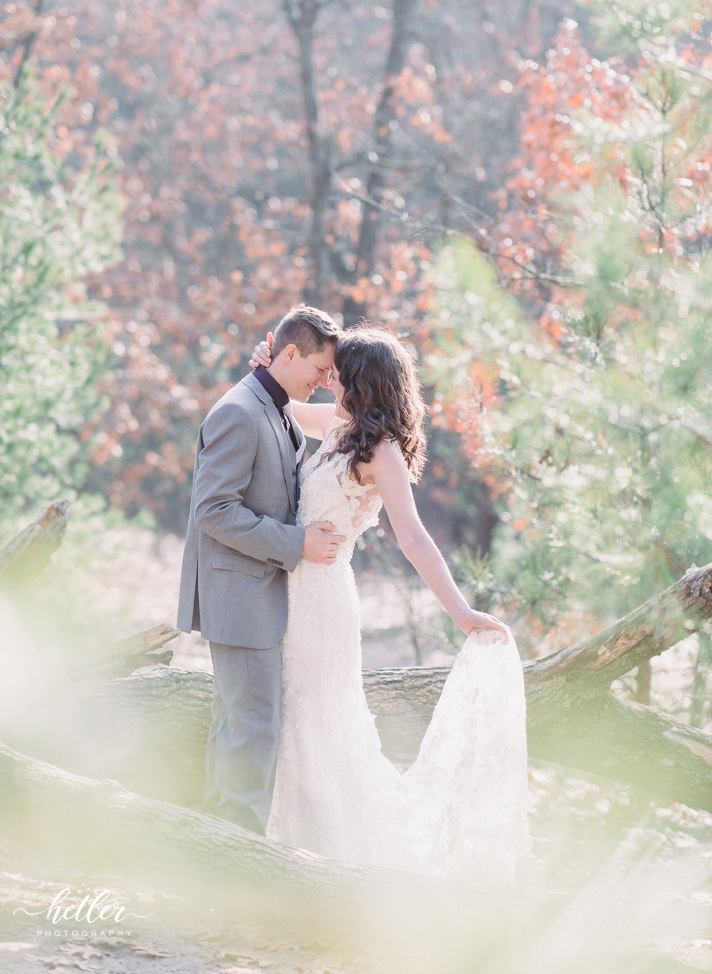 Provin Trails fine art wedding photography in winter with no snow and lots of sunshine!