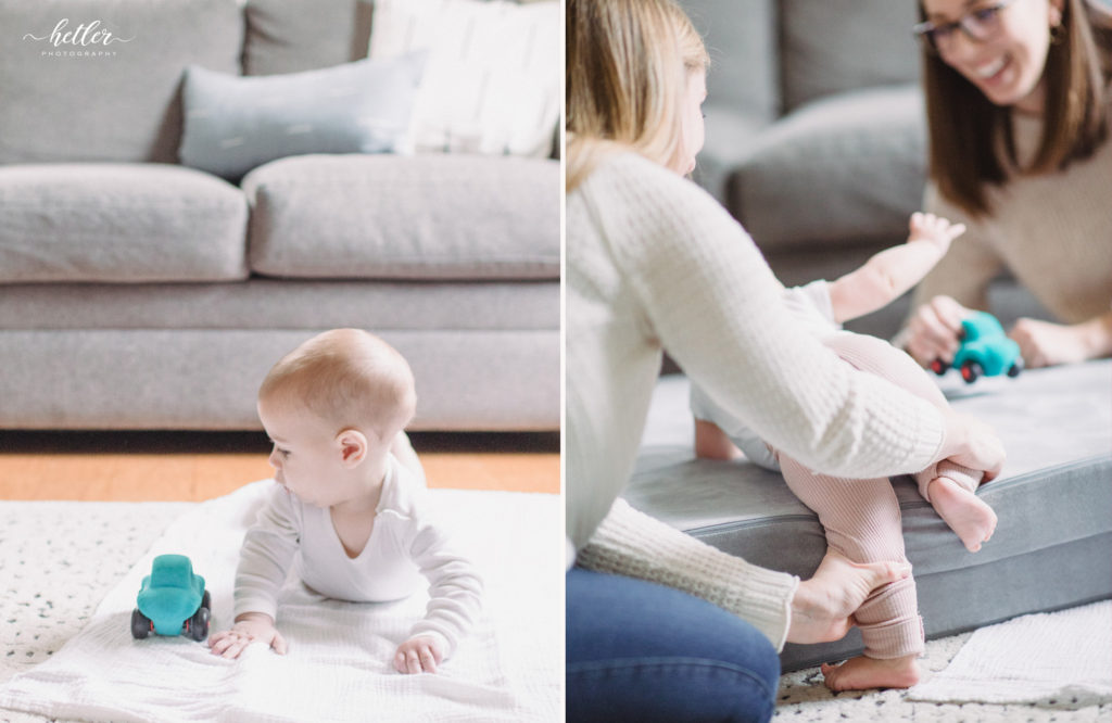 Grand Rapids branding photography for pediatric therapy website Sprout + Thrive