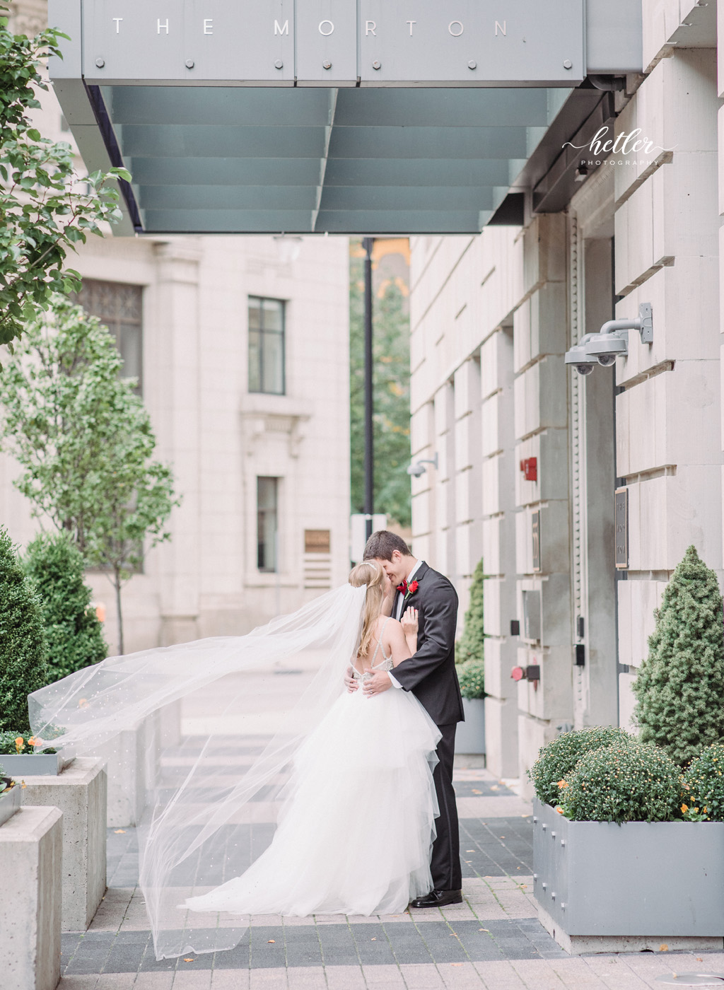 Grand Rapids Michigan light and airy wedding photography - why to wear a veil at your wedding