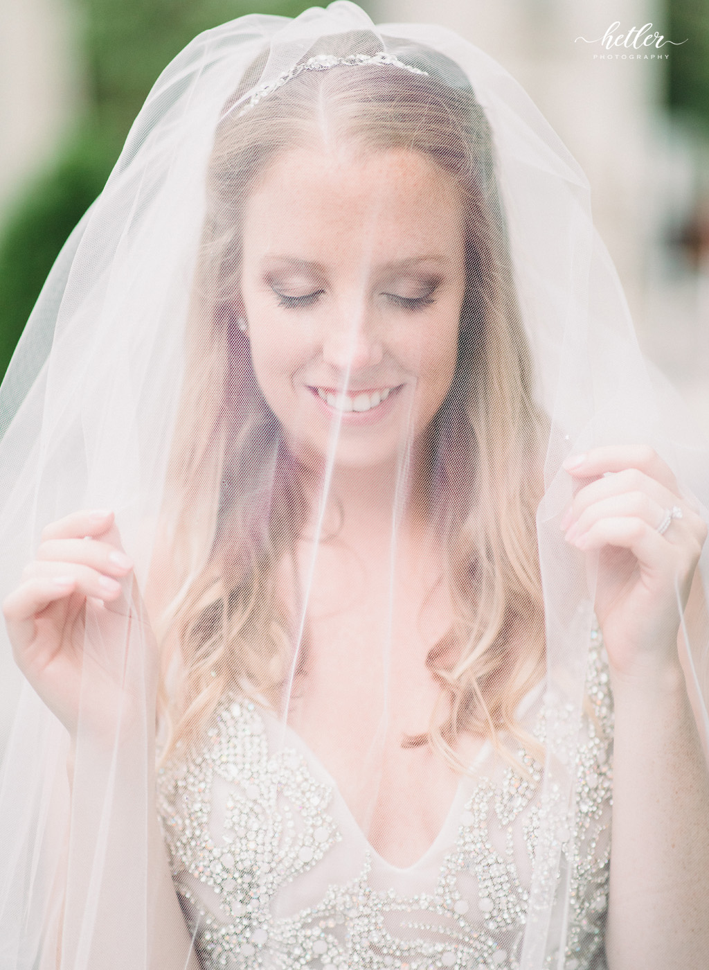 Grand Rapids Michigan light and airy wedding photography - why to wear a veil at your wedding