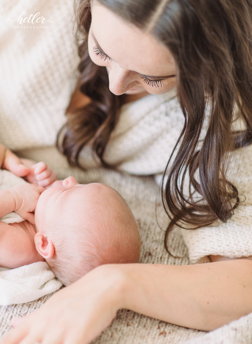 Caledonia Michigan in-home newborn photography