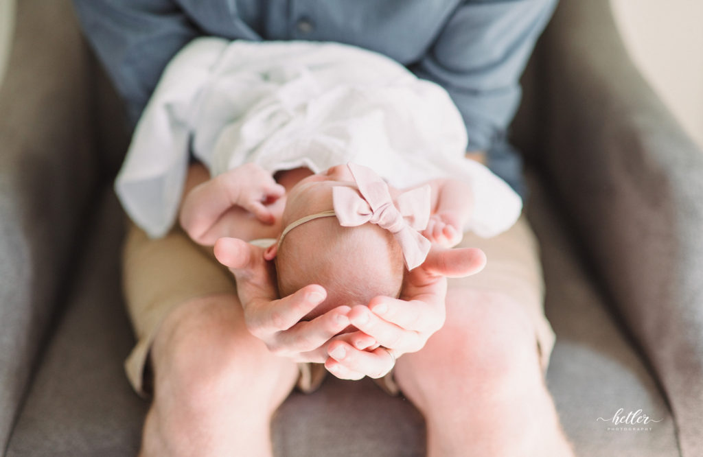 Caledonia Michigan in-home newborn photography