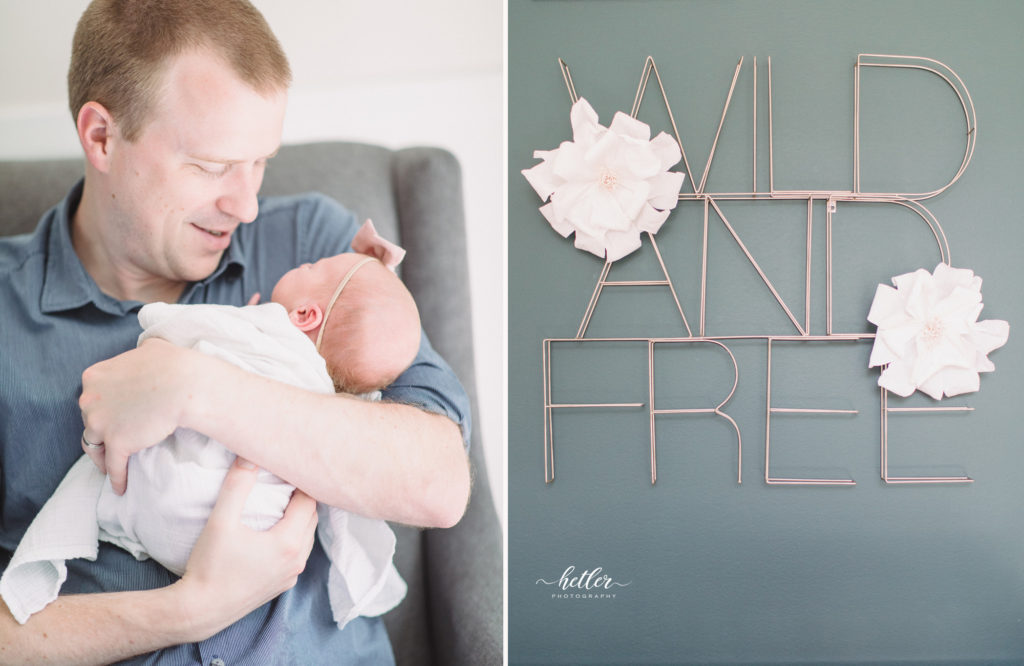 Caledonia Michigan in-home newborn photography