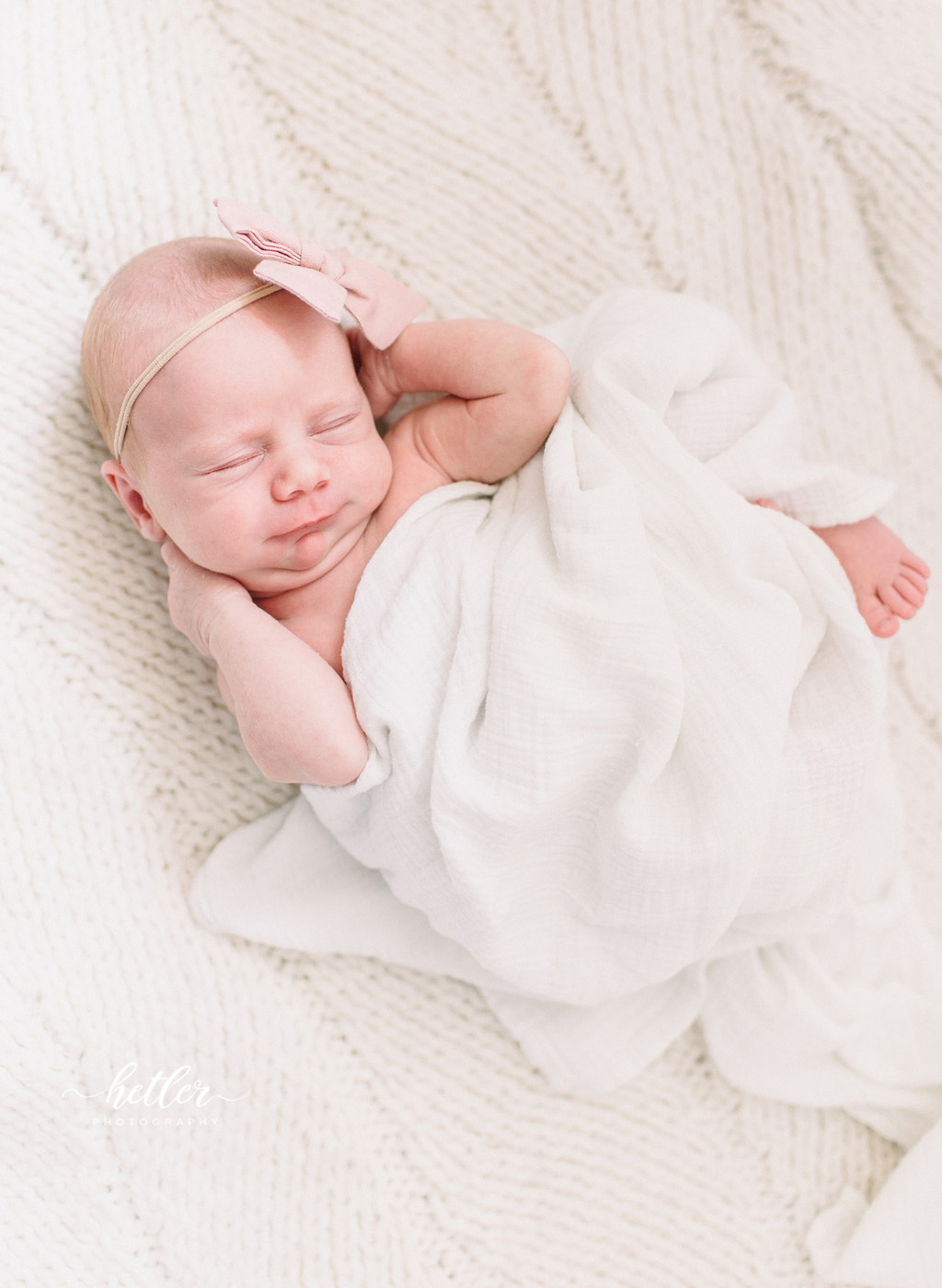 Caledonia Michigan in-home newborn photography