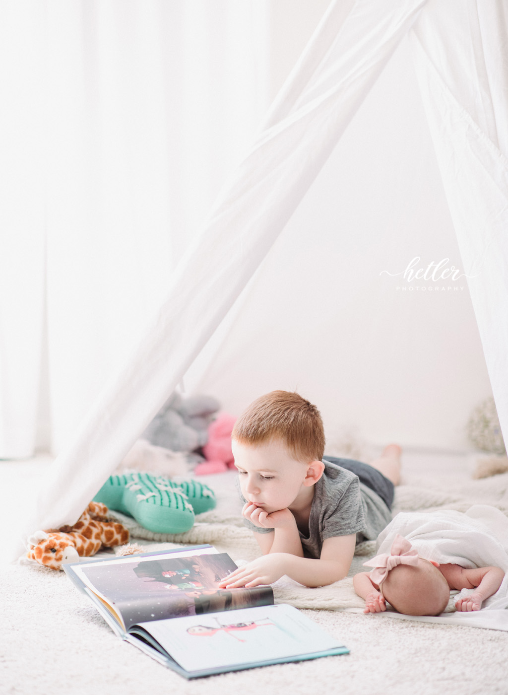 Caledonia Michigan in-home newborn photography