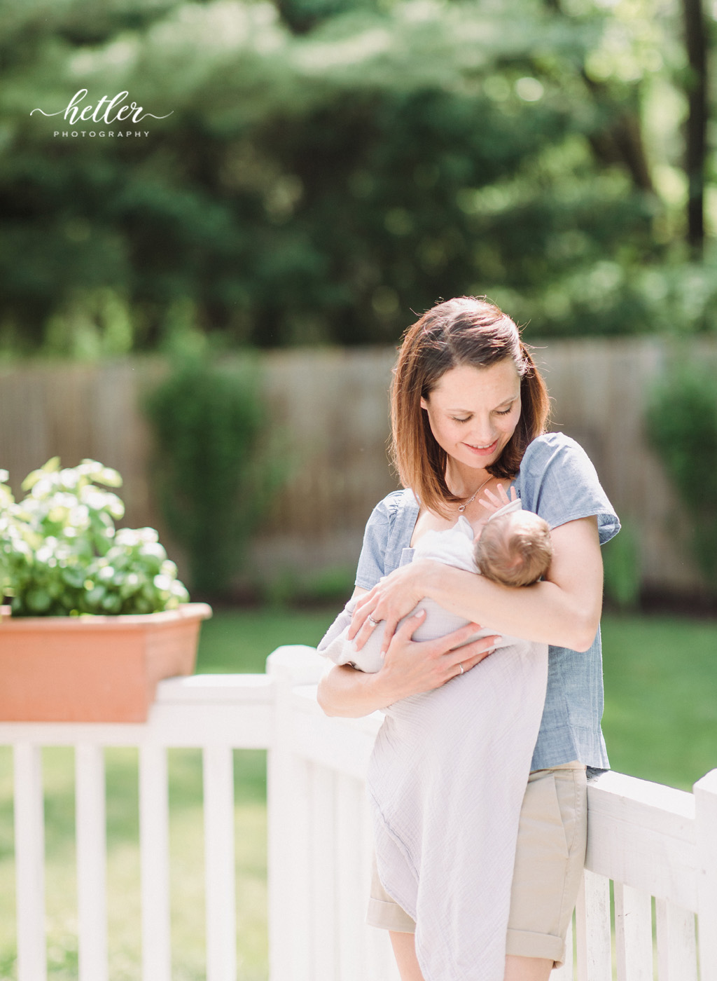 Cascade Michigan in-home newborn photography session for a sweet baby boy