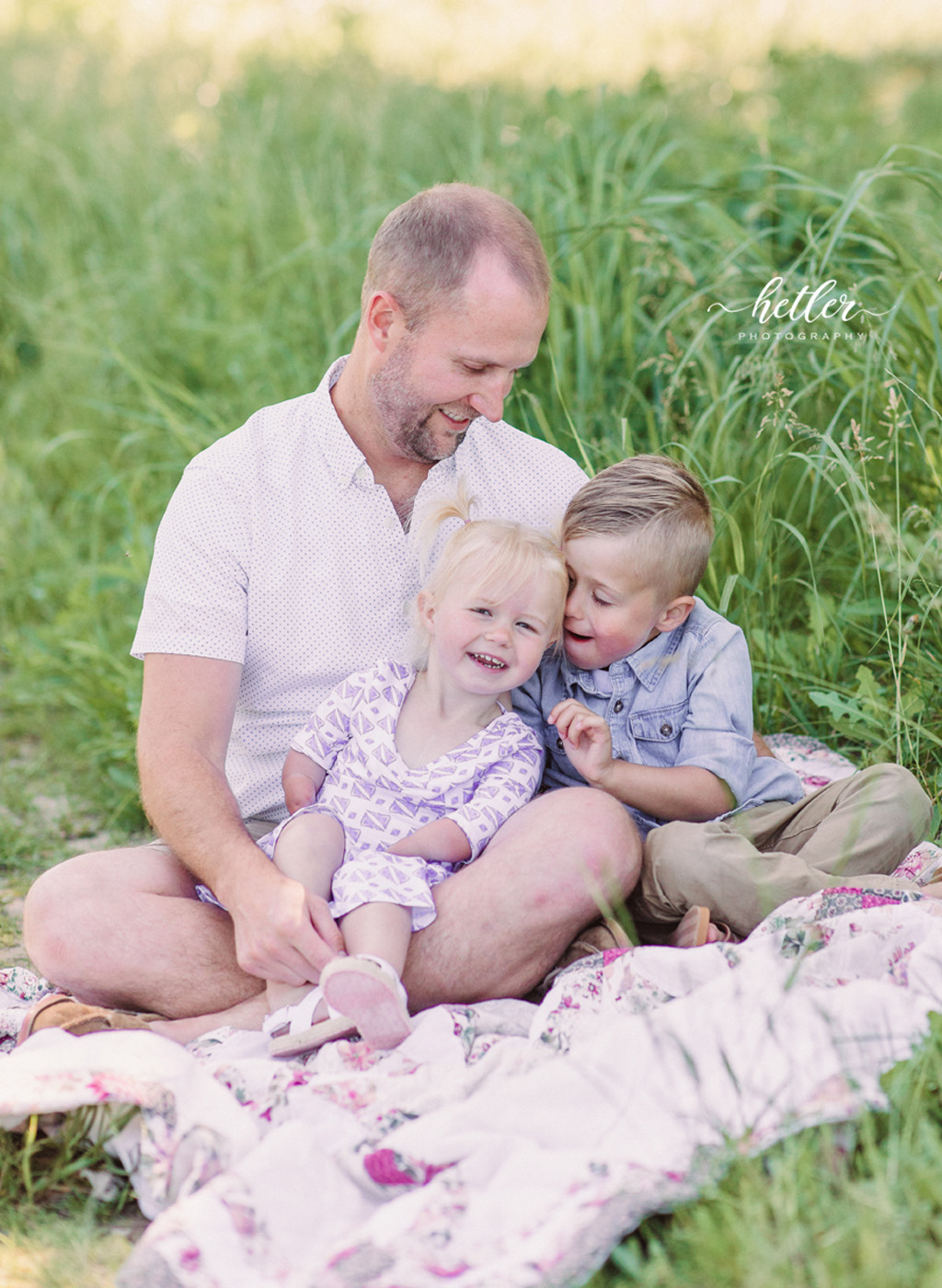 Grand Rapids, Michigan family photos at The Highlands with a Lucky Fin family