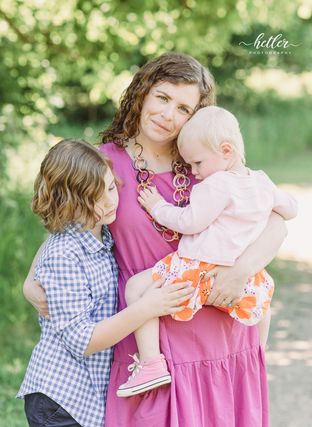 Family photos at Hager Park in Jenison Michigan