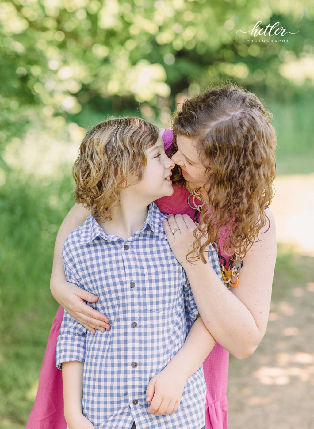 Family photos at Hager Park in Jenison Michigan