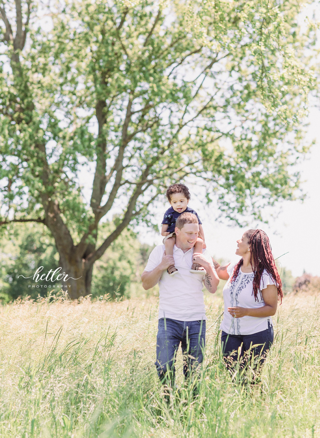 Lucky fin family session at The Highlands in Grand Rapids, Michigan