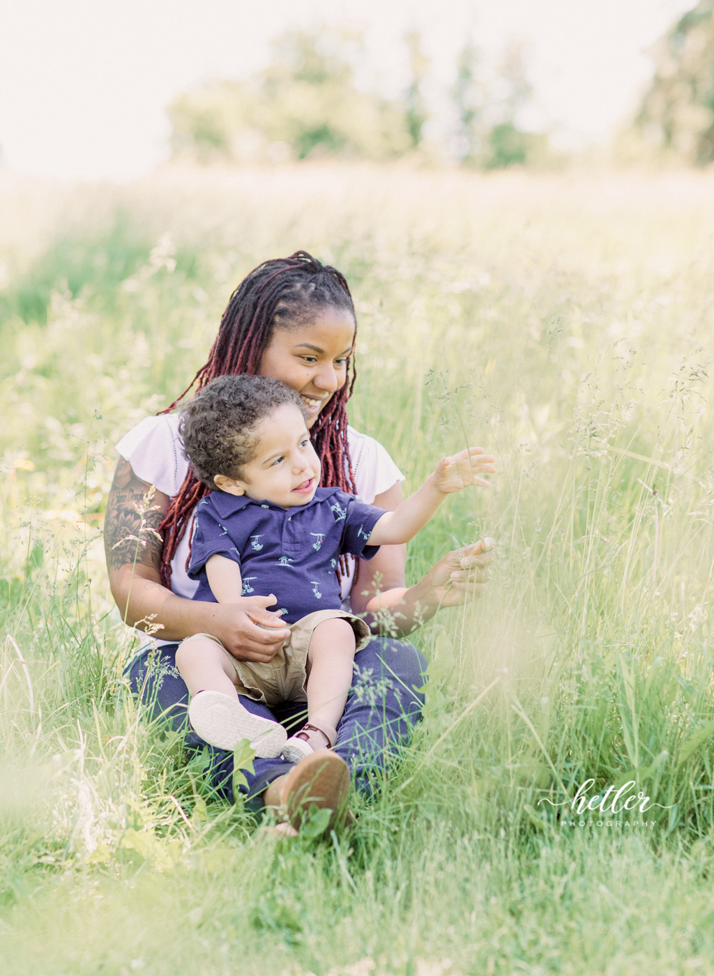 Lucky fin family session at The Highlands in Grand Rapids, Michigan