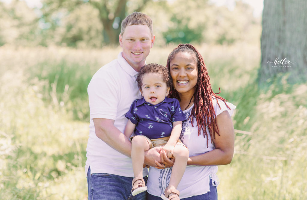 Lucky fin family session at The Highlands in Grand Rapids, Michigan