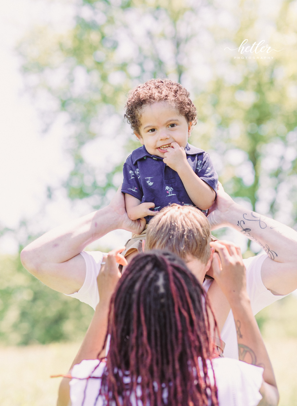 Lucky fin family session at The Highlands in Grand Rapids, Michigan