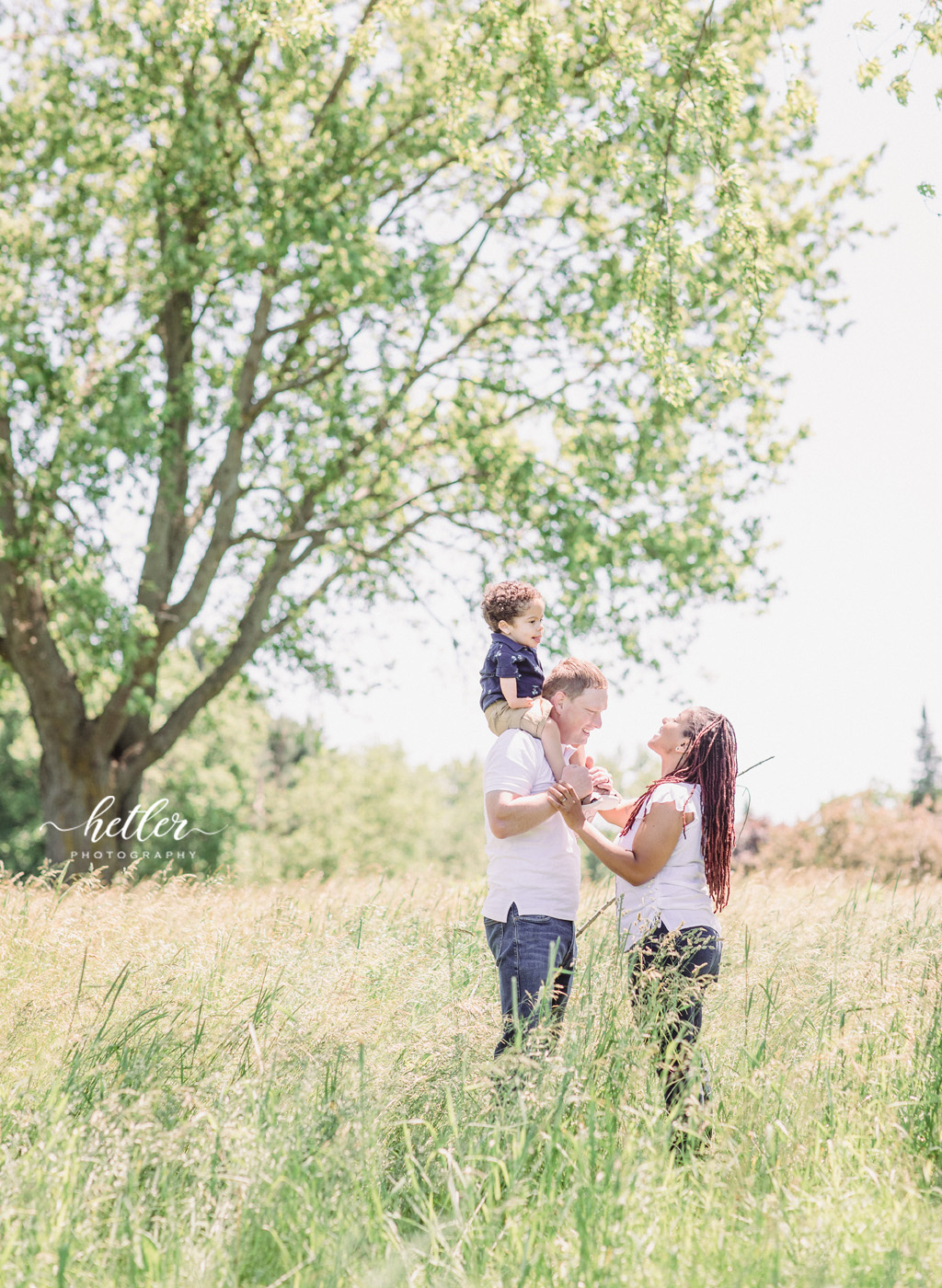 Lucky fin family session at The Highlands in Grand Rapids, Michigan