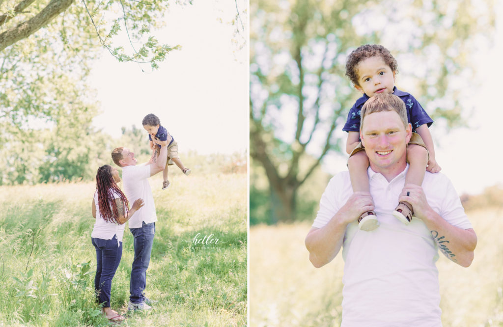 Lucky fin family session at The Highlands in Grand Rapids, Michigan