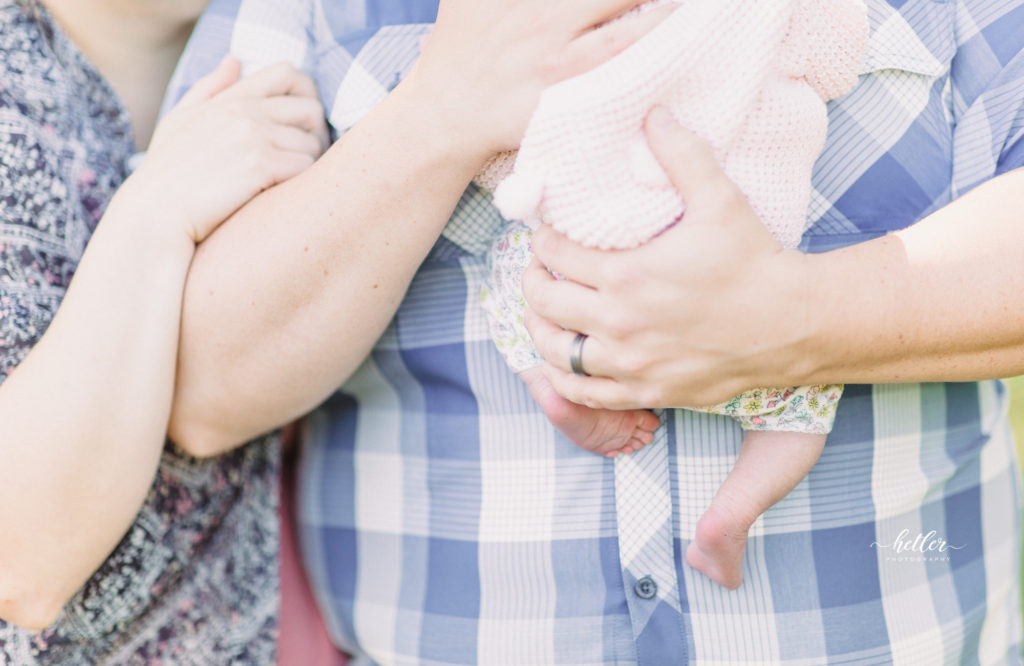 Sparta Michigan newborn photos with a sweet baby girl named Isla