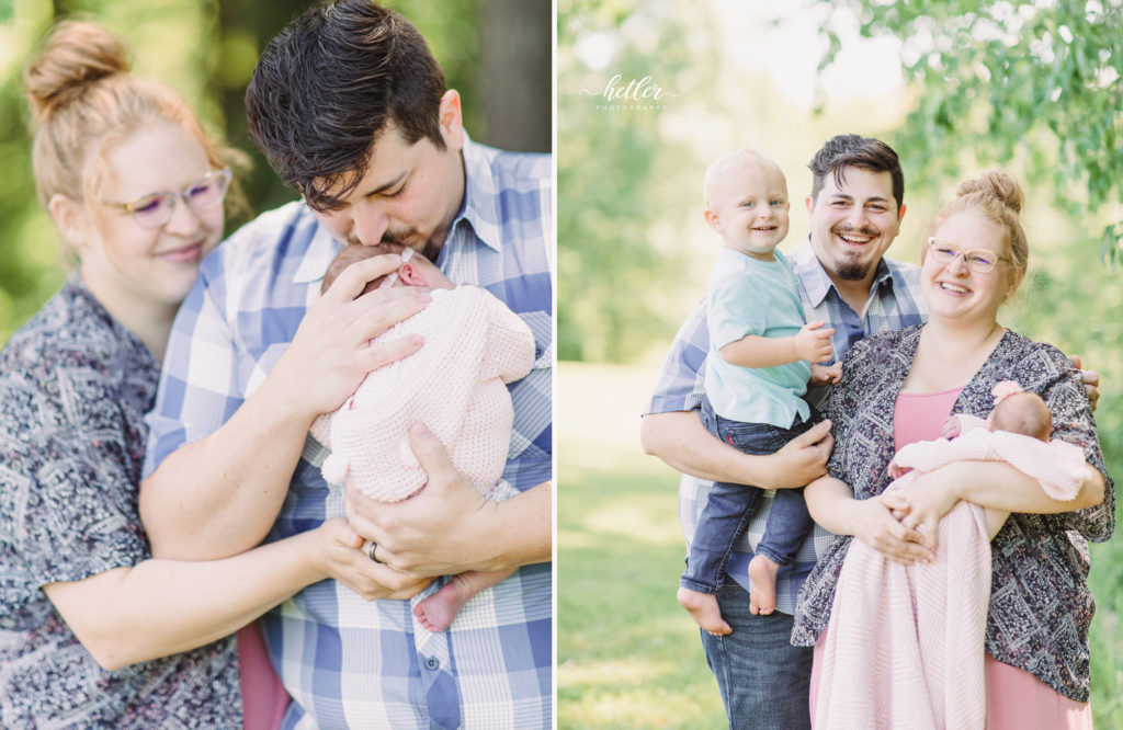 Sparta Michigan newborn photos with a sweet baby girl named Isla