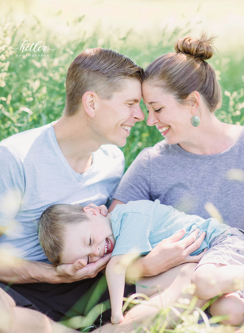 Lucky fin family photo session at The Highlands in Grand Rapids, Michigan