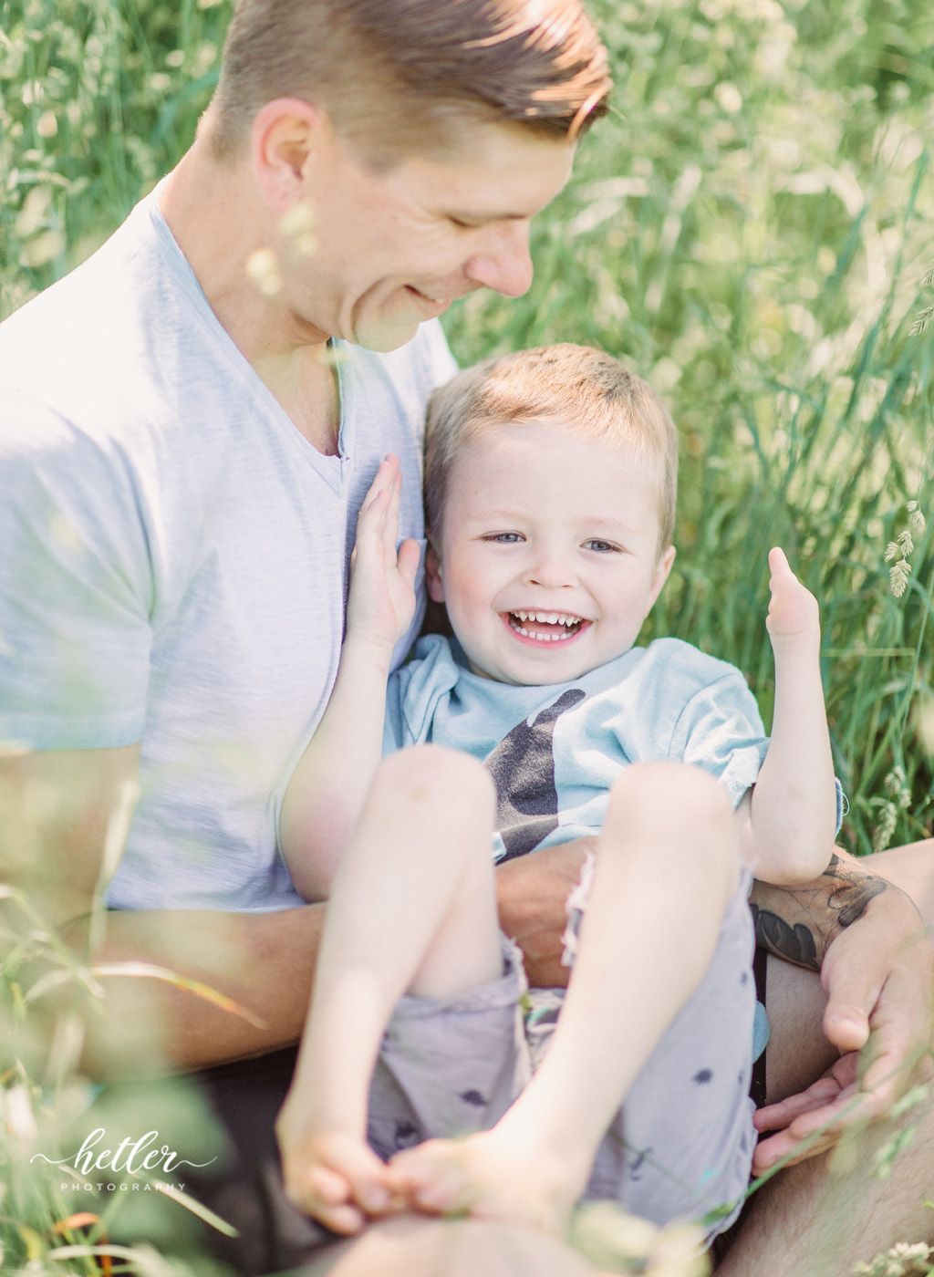 Lucky fin family photo session at The Highlands in Grand Rapids, Michigan