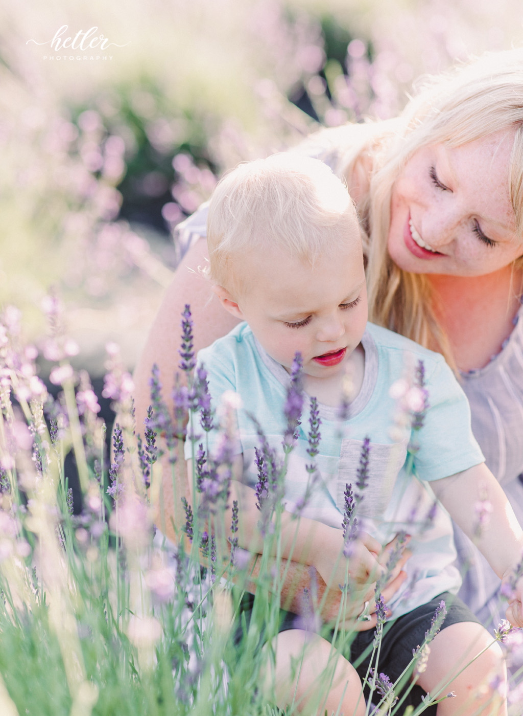 Kalamazoo family photos at Shades of Lavender farm 