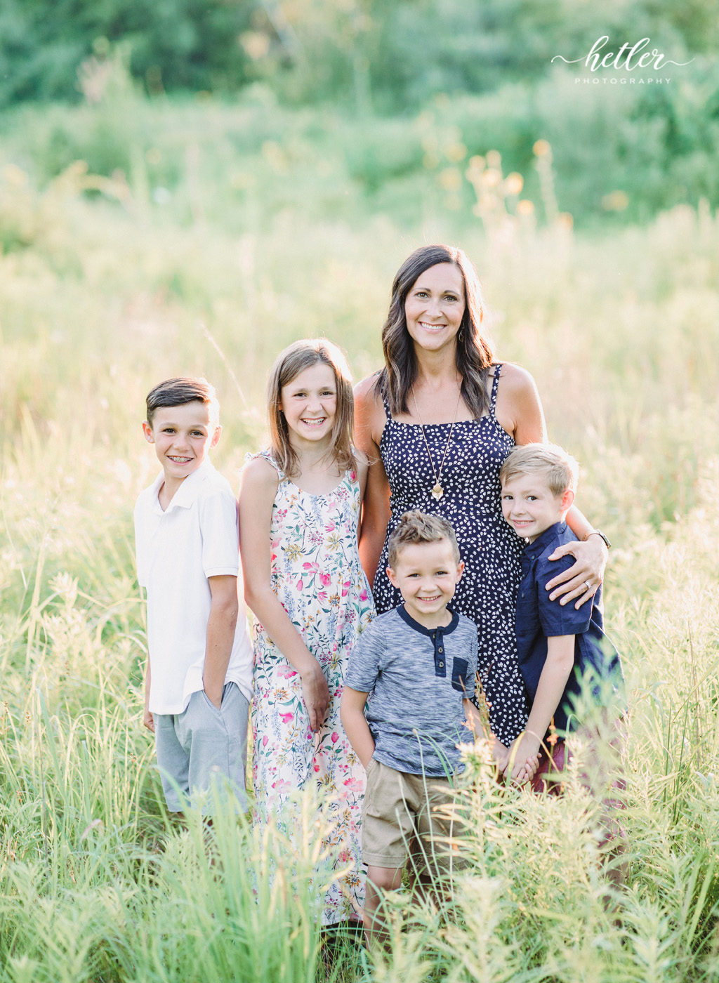 Wahlfield Park summer family photos in Grand Rapids, Michigan