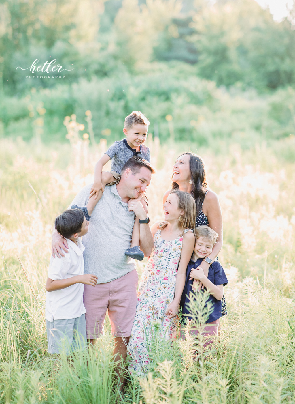 Wahlfield Park summer family photos in Grand Rapids, Michigan