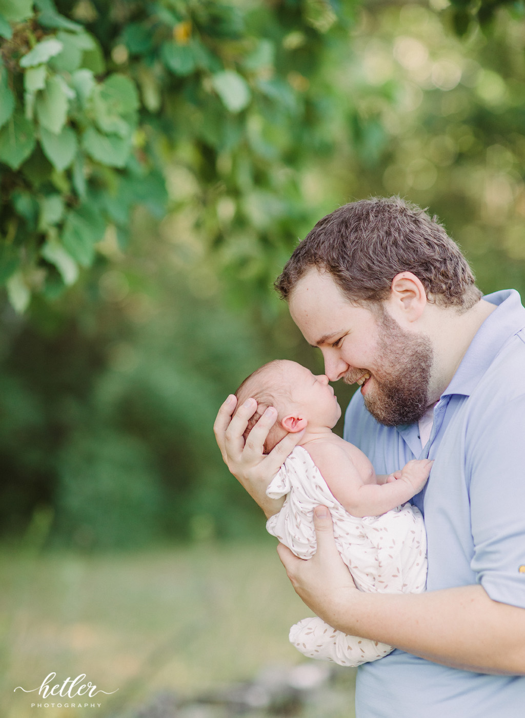 West Michigan outdoor newborn photos