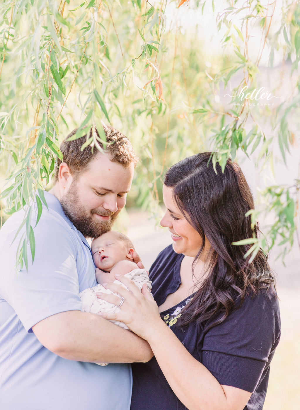 West Michigan outdoor newborn photos