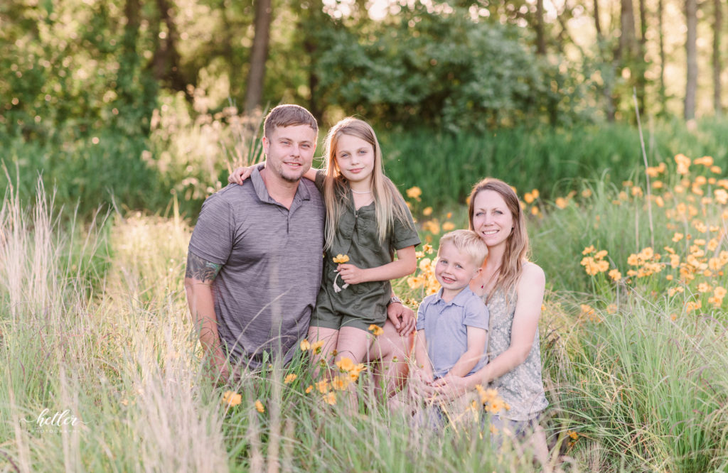 West Michigan wildflower family photos