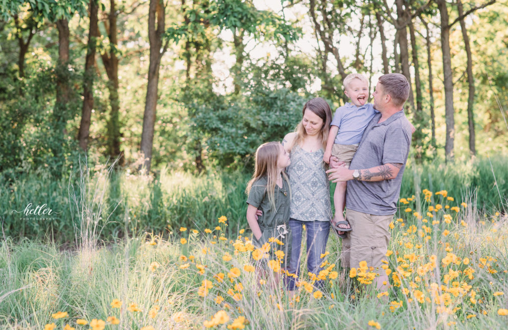 West Michigan wildflower family photos