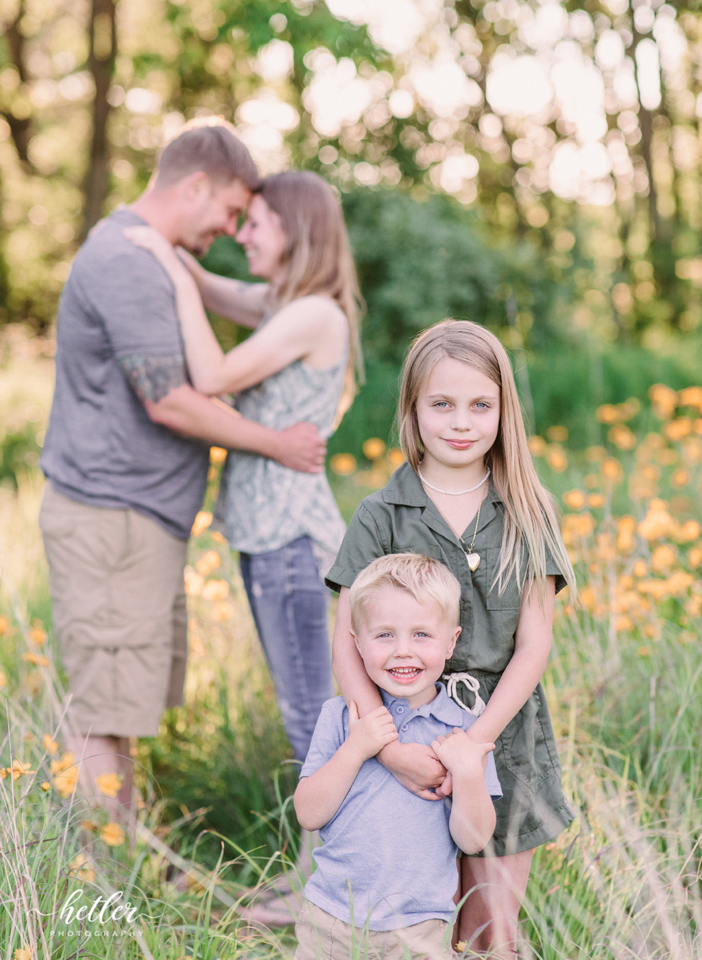 West Michigan wildflower family photos