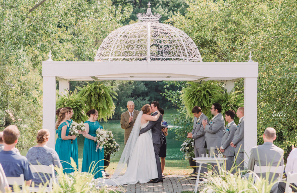 Apple Blossome Chapel & Garden summer wedding in Fennville Michigan