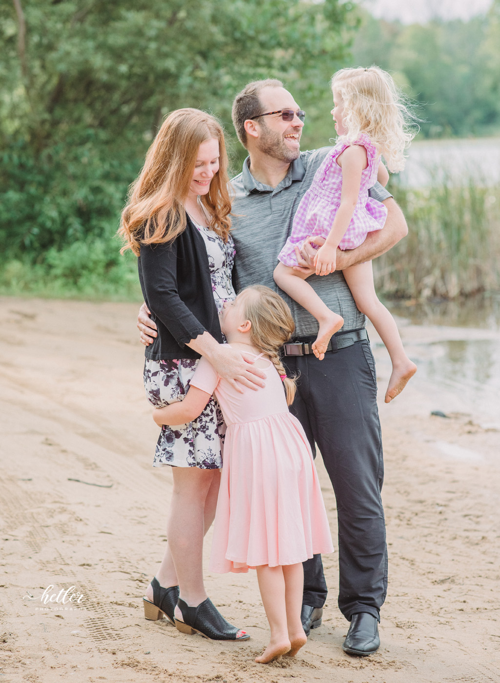 Late summer family photos at Long Lake Park in Sparta Michigan