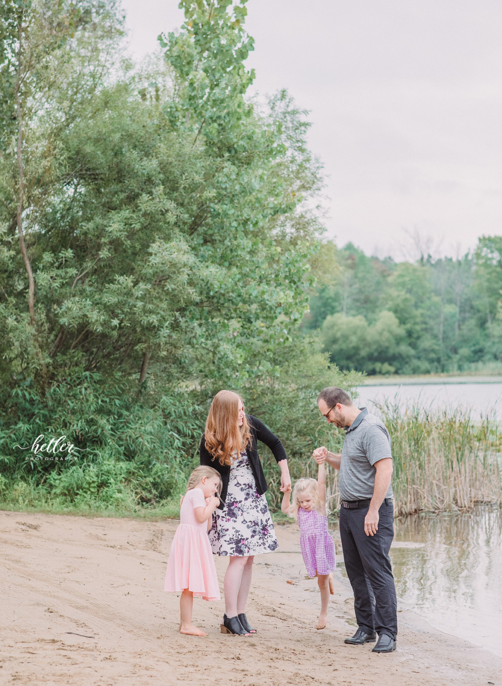 Late summer family photos at Long Lake Park in Sparta Michigan