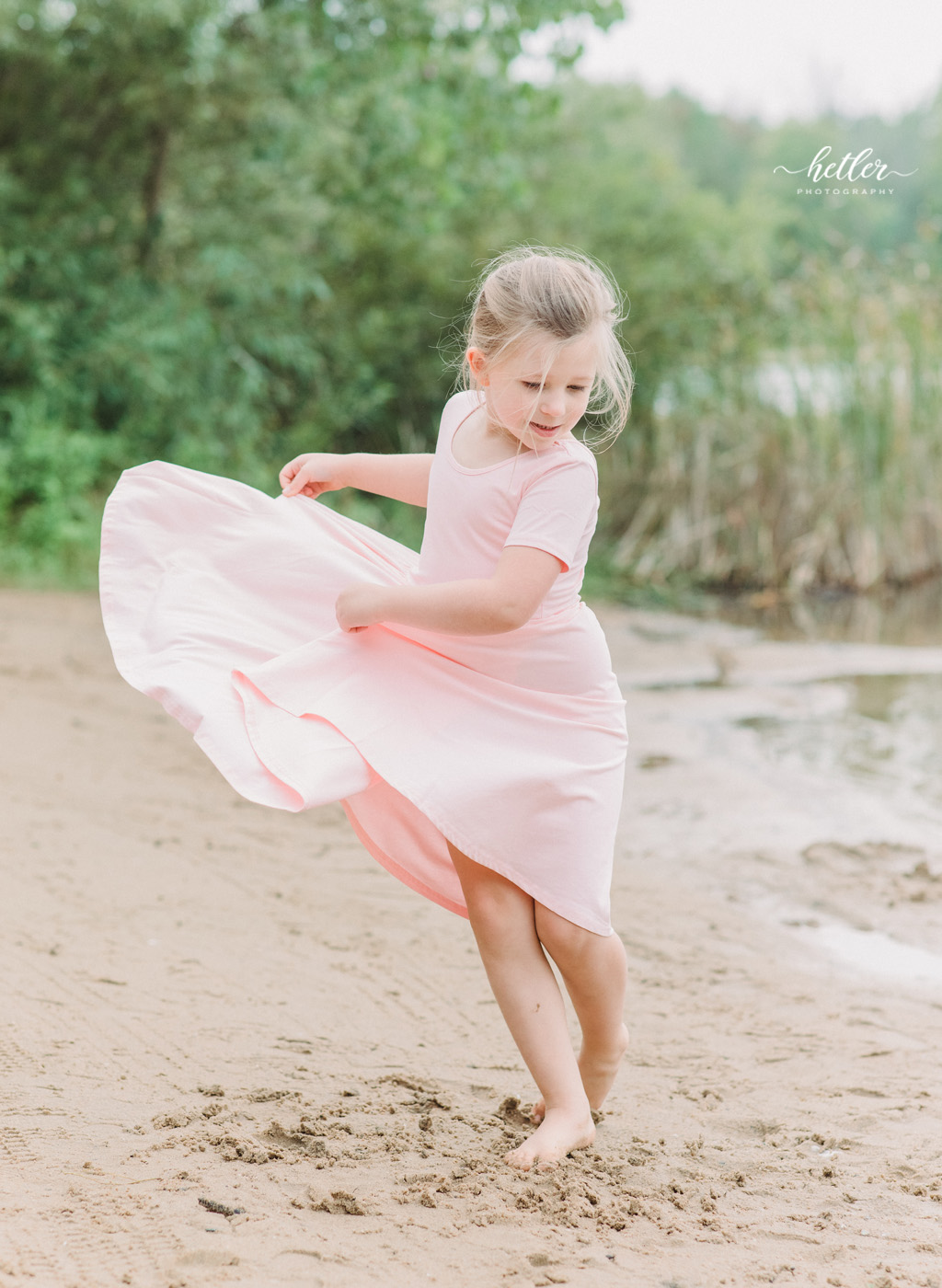 Late summer family photos at Long Lake Park in Sparta Michigan