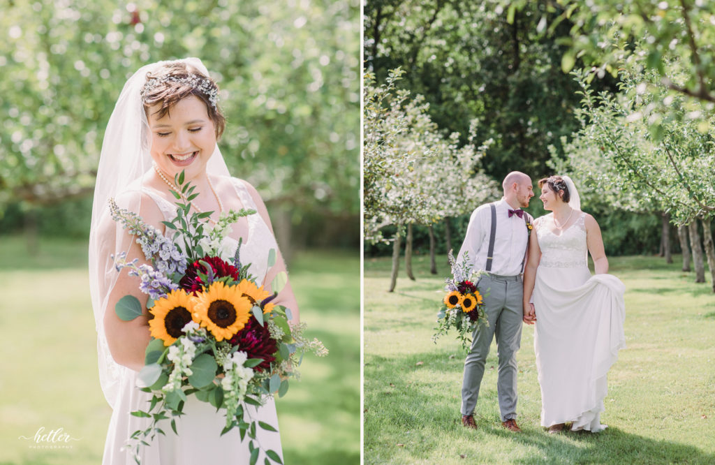 Summer Post Family Farm wedding on a gorgeous August day during Covid